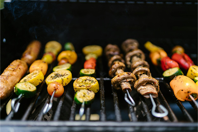 Illustration - Animation barbecue entreprise végétarien