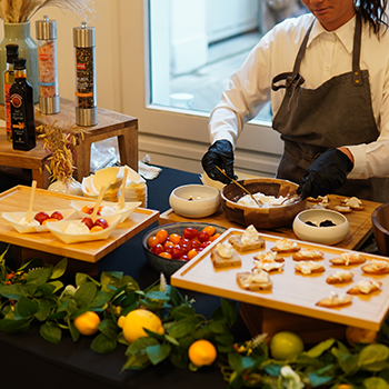 Bar à Burrata pour événement